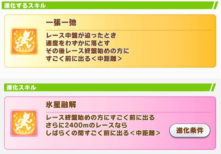 クリスマスアヤベさんの進化スキル