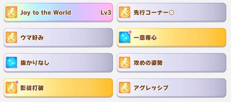サンタトプロの所持スキル