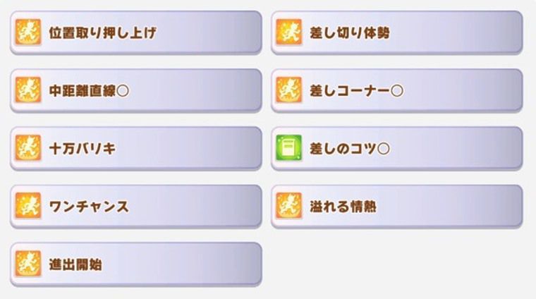 差し向け因子周回サポカ
