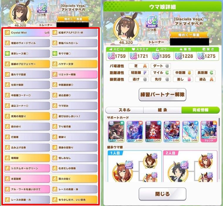 １月中距離チャンミのTier表について