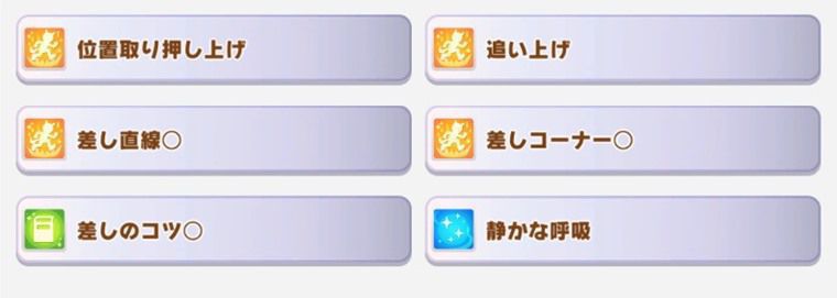 差し向け因子周回サポカ