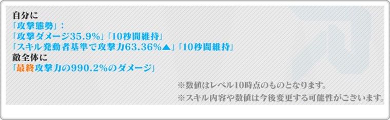 SSRレイ（仮称）のBSスキル