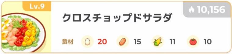 クロスチョップドサラダ