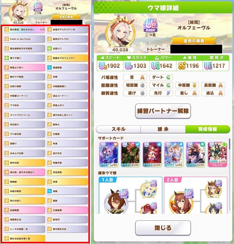 6月中距離チャンミTier表について