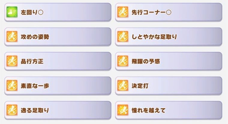 7月中距離チャンミ因子周回おすすめサポカ
