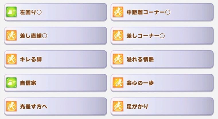 7月中距離チャンミ因子周回おすすめサポカ