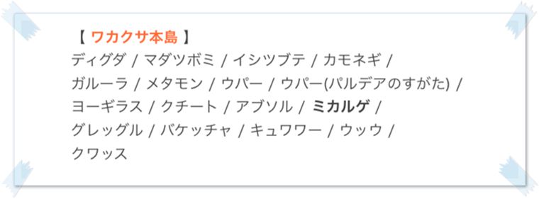 フィールド選びについて