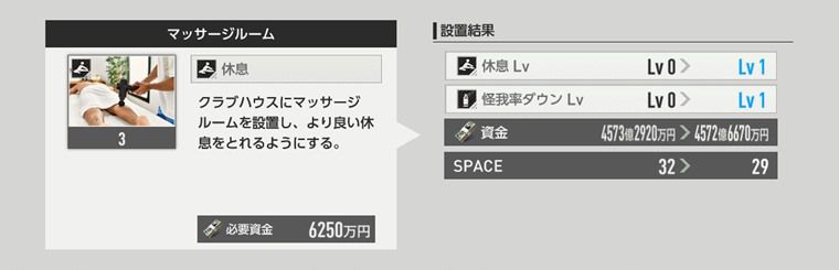 『休息』の施設