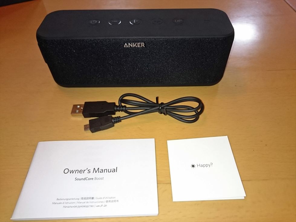 ANKERの防水Bluetoothスピーカー「SoundCore Boost」を購入した - 初老