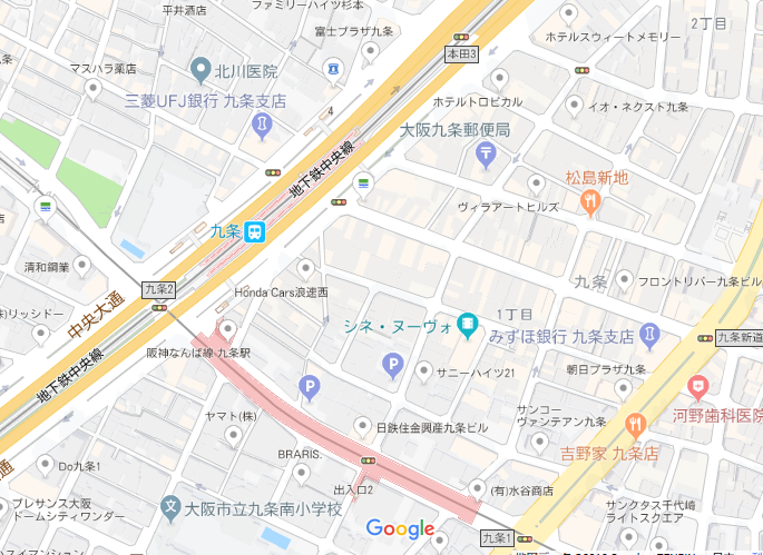 松島新地の場所 大阪の5大新地情報