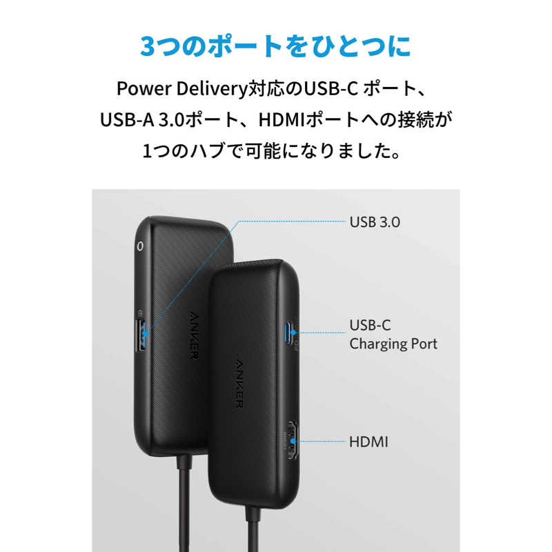 Anker HDMIハブ