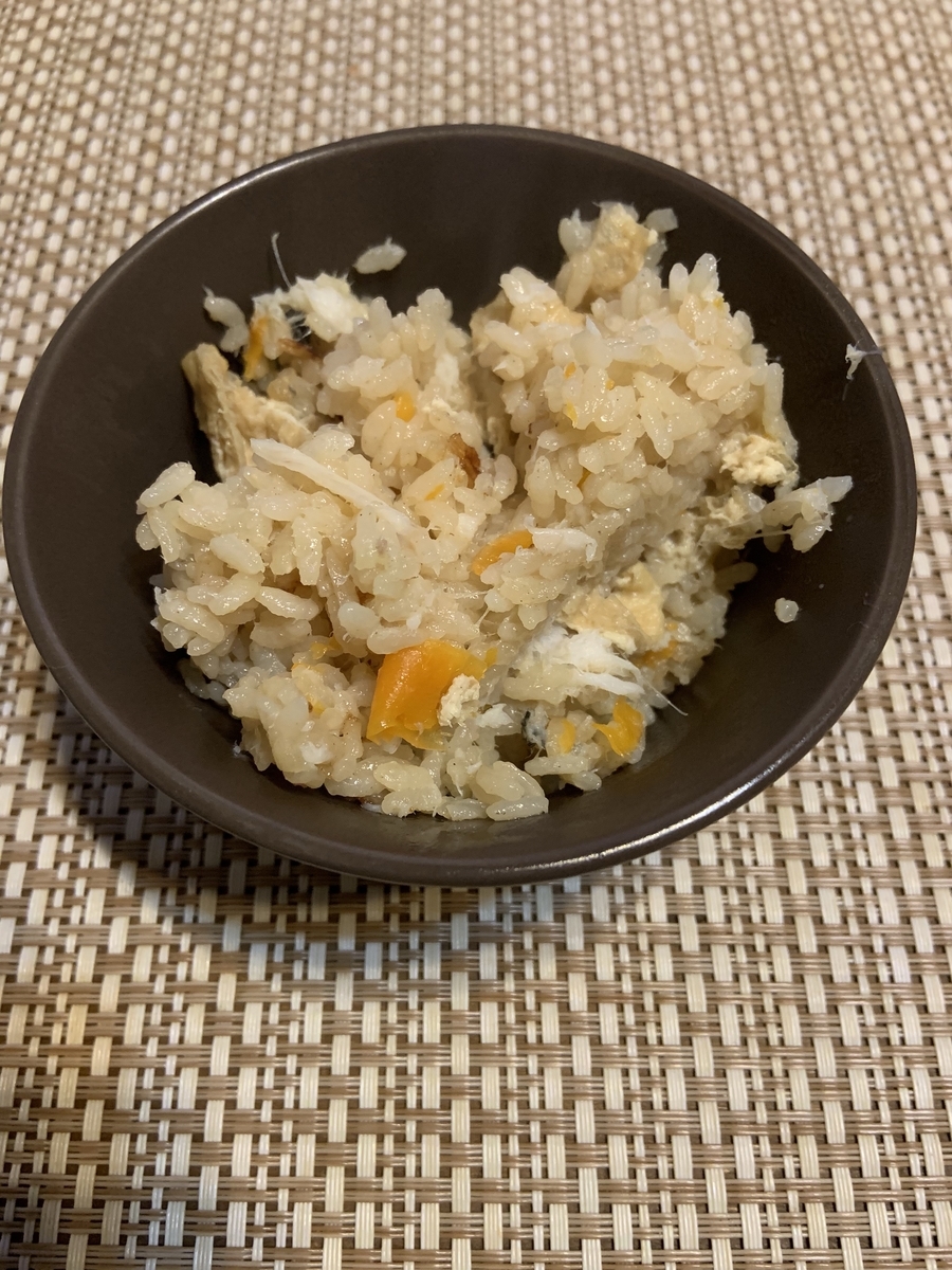 ニジマスの炊き込みご飯2