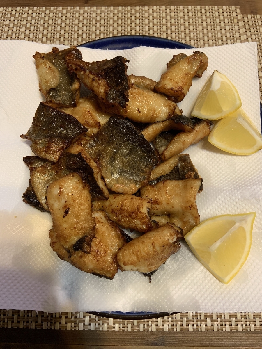 ニジマスの竜田揚げ