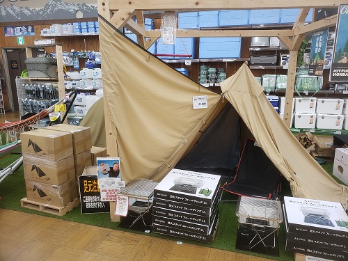 ジョイフル本田折りたたみキャンピングテーブル　キャンプ　アウトドア　ソロキャン ジョイフル本田NT店 アウトドア売り場 - おやじソロキャンプ・バイクと