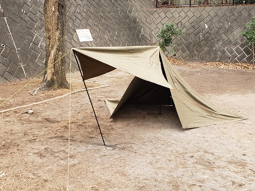 おやじ。軍幕を買う。 - おやじソロキャンプ・バイクと焚き火とウィスキー