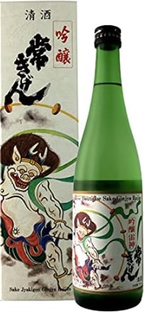 鹿野酒造の名前がかっこいい日本酒銘柄「常きげん 雷神 吟醸酒」