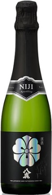 八鹿酒造のかっこいい日本酒銘柄「八鹿（やつしか）スパークリング Niji 純米酒」