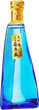 新潟銘醸のかっこいい日本酒銘柄「長者盛（ちょうじゃもり）美禄（ビロク）大吟醸 180ml」