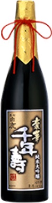 辰馬本家（たつうまほんけ）酒造のかっこいい日本酒銘柄「白鹿 豪華千年寿（せんねんのじゅ）純米大吟醸」