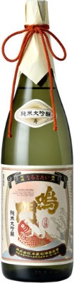 本家松浦酒造のかっこいい日本酒銘柄「鳴門鯛 寿（じゅ）純米大吟醸」