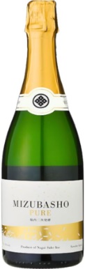 永井酒造のかっこいい日本酒銘柄「水芭蕉 MIZUBASHO PURE スパークリング」