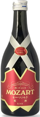 金井（かねい）酒造店のかっこいい日本酒銘柄「モーツァルト 赤いチョッキ 特別本醸原酒」