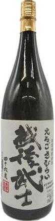 玉川酒造のかっこいい日本酒銘柄「玉風味 越後武士（えちごさむらい）リキュール」
