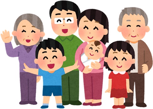 7人の3世代家族
