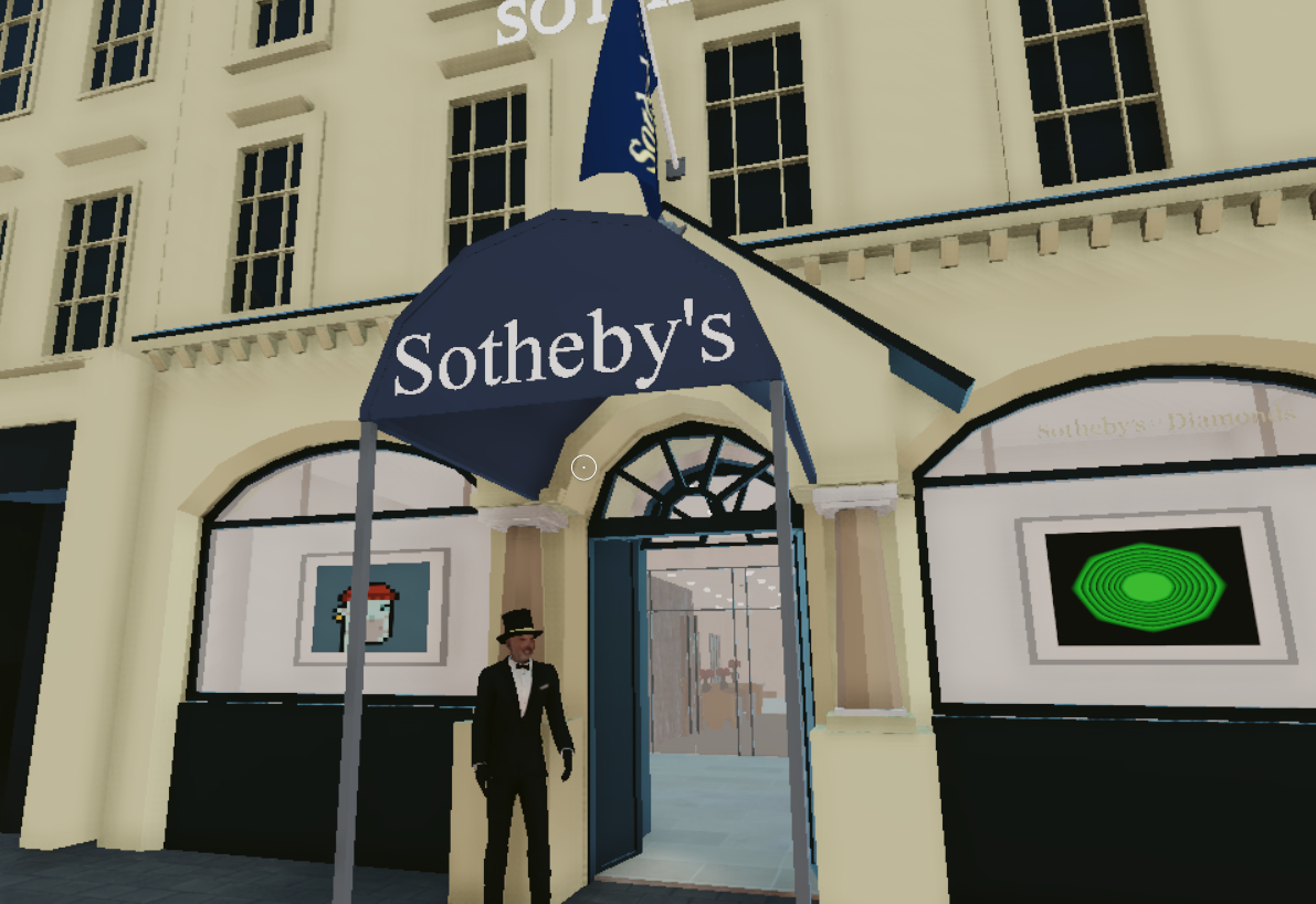 オークションハウスsotheby Sがバーチャルギャラリーを開設 ブロックチェーンと未来と