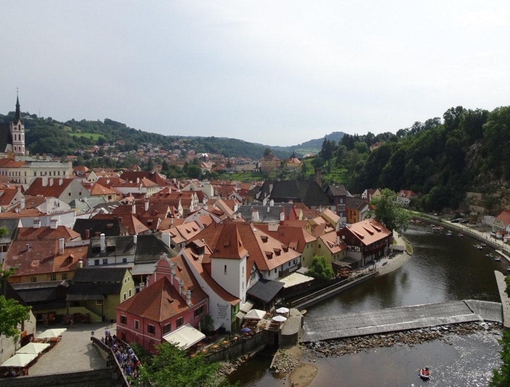 チェコ チェスキークルムロフの町 の思ひで おさんぽわんこの旅の思ひで ヨーロッパ編