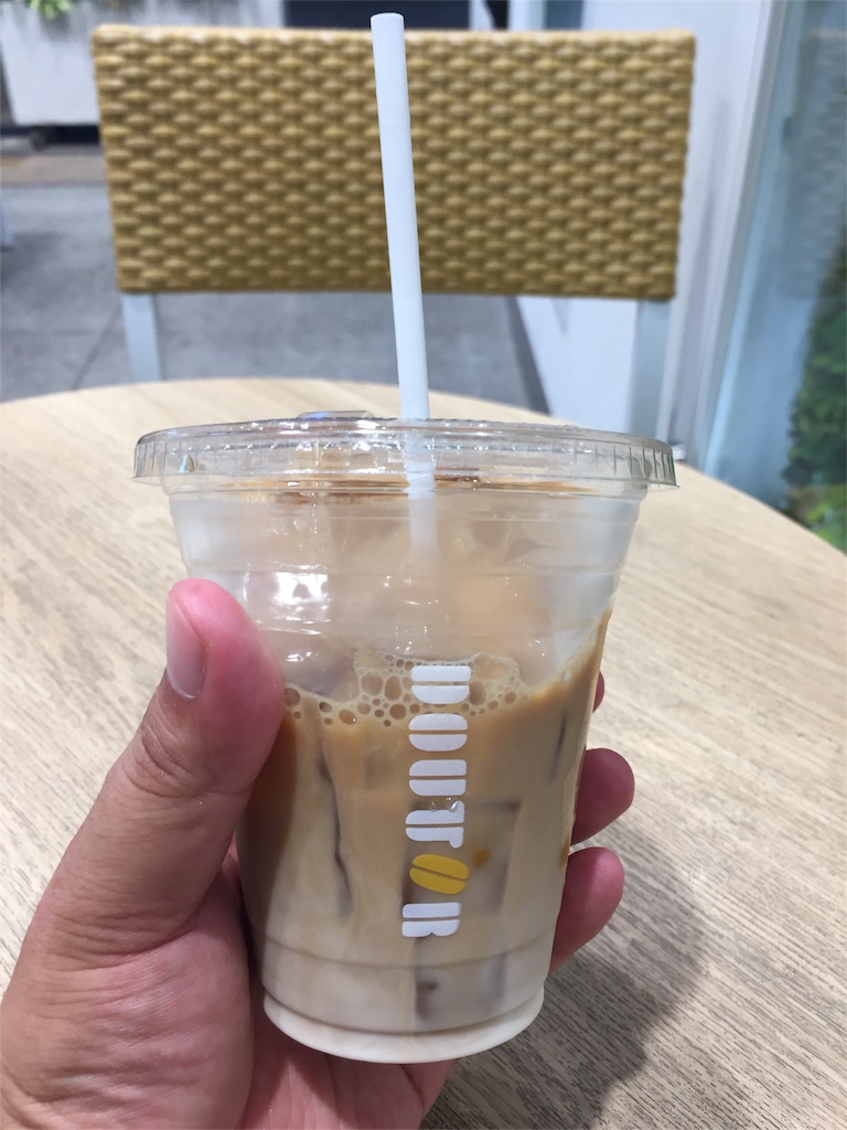 ドトール アイス豆乳ラテ かるい飲み味で飲みやすい コーヒー好きになりつつある