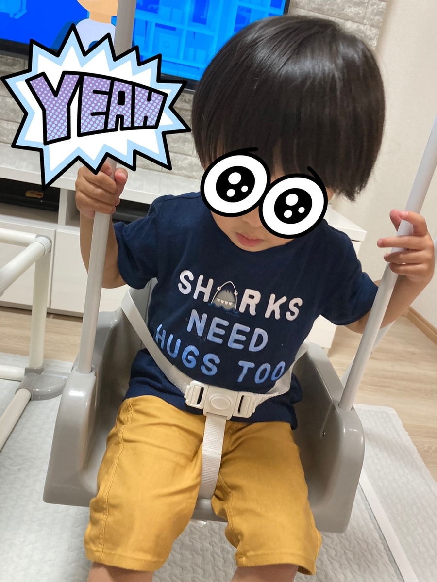 室内遊具】ブランコで遊べちゃう！「おりたたみわんぱく