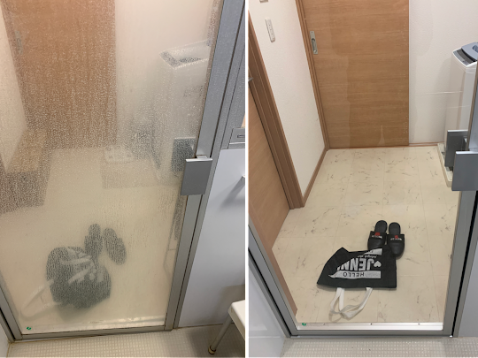 【浴室ドアの白いモヤモヤ取り】 - みかちゃんのお掃除奮闘記