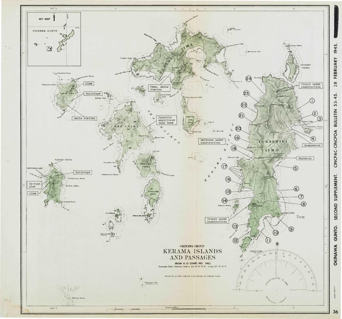 1945年3月29日『慶良間列島「死の島」と化し米海軍基地となる