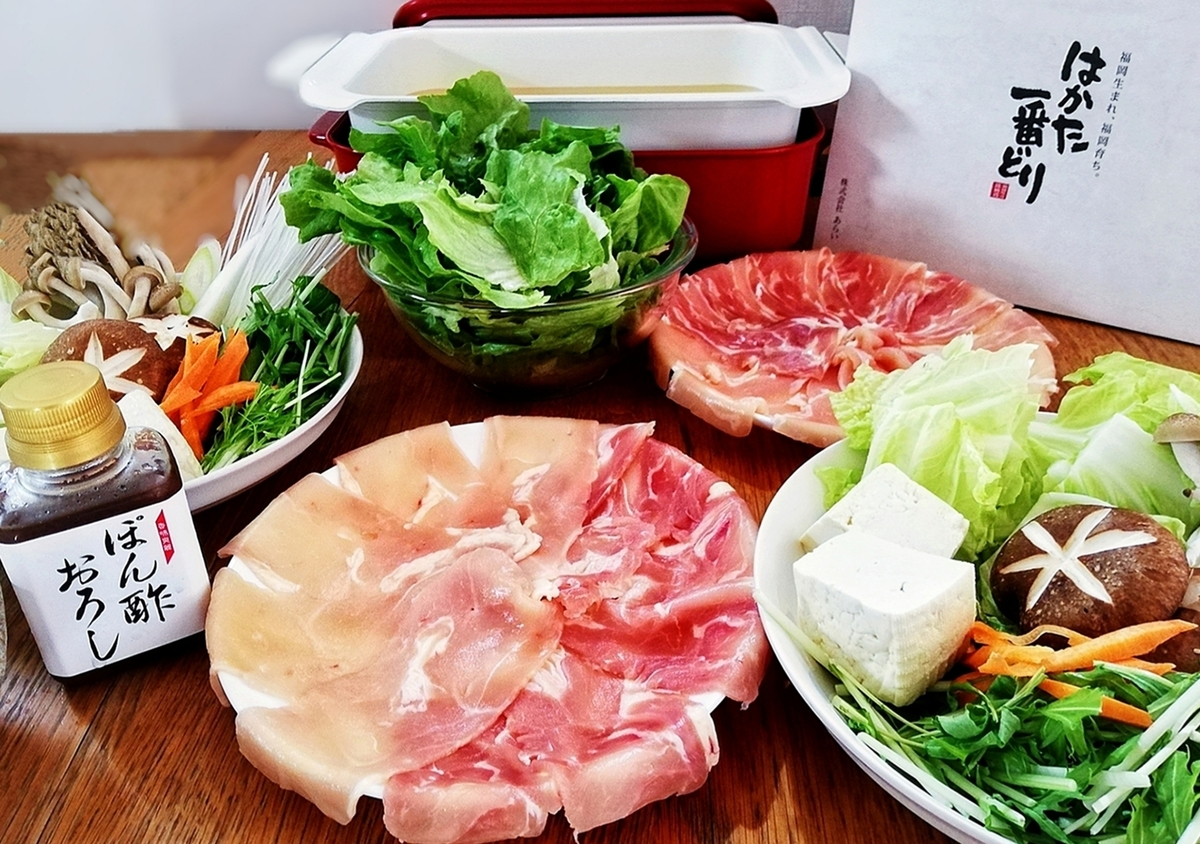 簡単美味しいヘルシー 福岡県ブランド鶏 はかた一番どり の旨みも野菜もたっぷり楽しむとりしゃぶセット 九州お取り寄せ本舗 ツレヅレ食ナルモノ