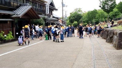 旅館に到着しました 大田小学校のブログ