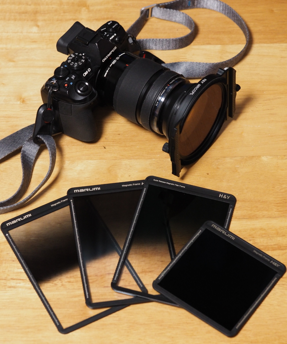 MARUMI カメラ用角型フィルター H&amp;Y グラデーション ND16 楽天市場】【ND＋ND】角型フィルターセット マルミ marumi