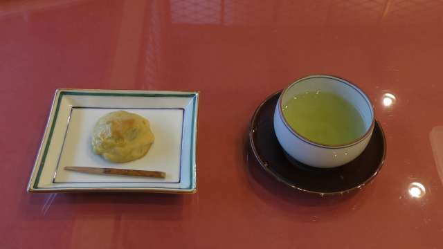 夕日ヶ浦温泉お茶と和菓子