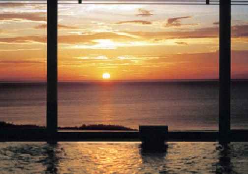 夕日ヶ浦温泉 海花亭 柴峰閣の展望大浴場