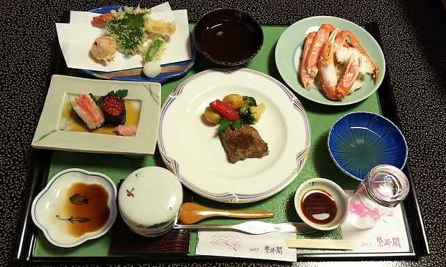 夕日ヶ浦温泉夕食の様子③