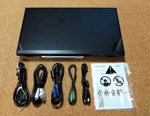 タッチパネルディスプレイ GH-LCT22C-BKの付属品