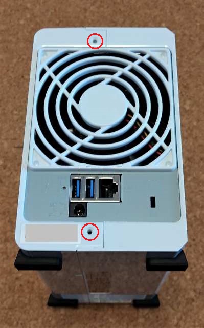 Diskstation DS218jの組み立て11