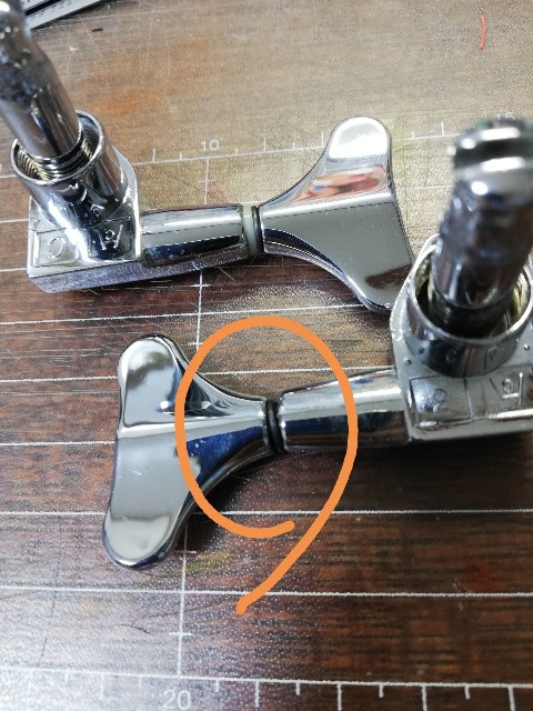 ギターペグ　曲がり修正治具　製作 ペグの修理だよ - otodama555's diary