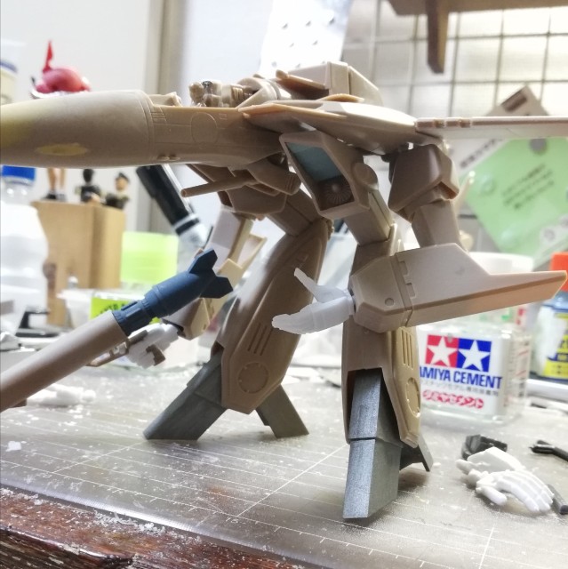 旧イマイ 1/72ガウォークバルキリーその2 - otodama555's diary