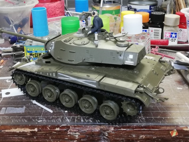 タミヤ1/35 M41ウォーカーブルドッグその4 - otodama555's diary
