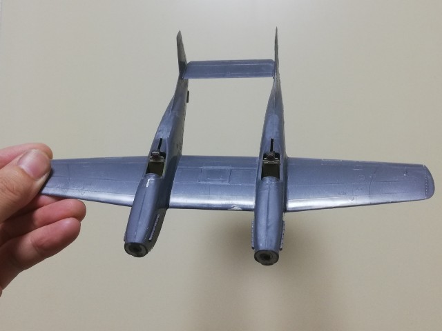 ｱﾙｶﾝｼｪﾙ1/72 ツインマスタング その3 - otodama555's diary