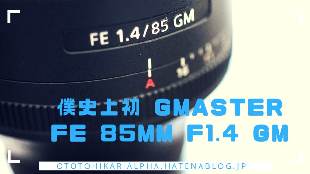 85mm単焦点 SEL85F14GM