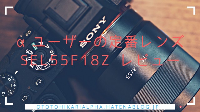 αユーザー定番レンズ SEL55F18Z