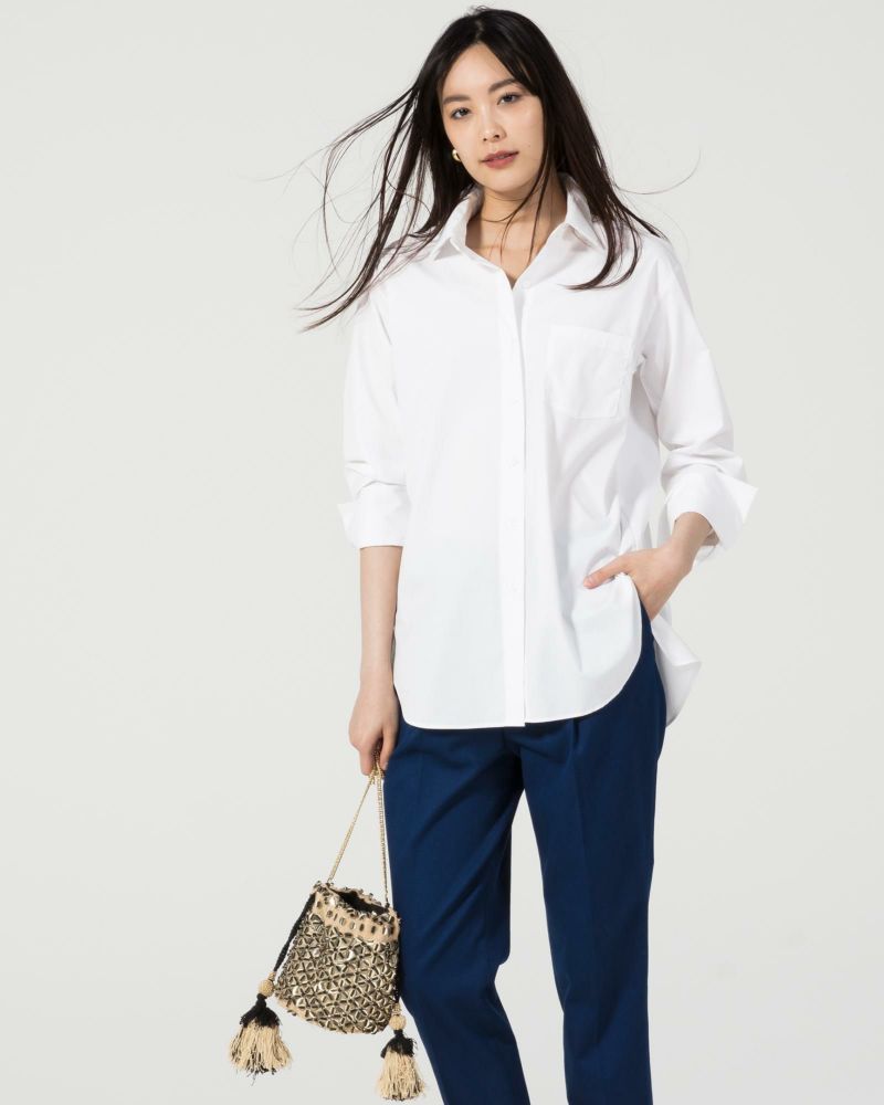 UVコットン・胸ポケットシャツ