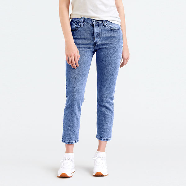 LEVI'SRMADE&CRAFTEDR 501R CROP DUNE BLUE STRETCH